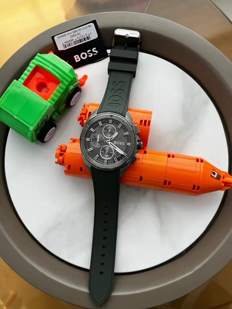 BOSS Green Rubber Chronograph - Hình 2