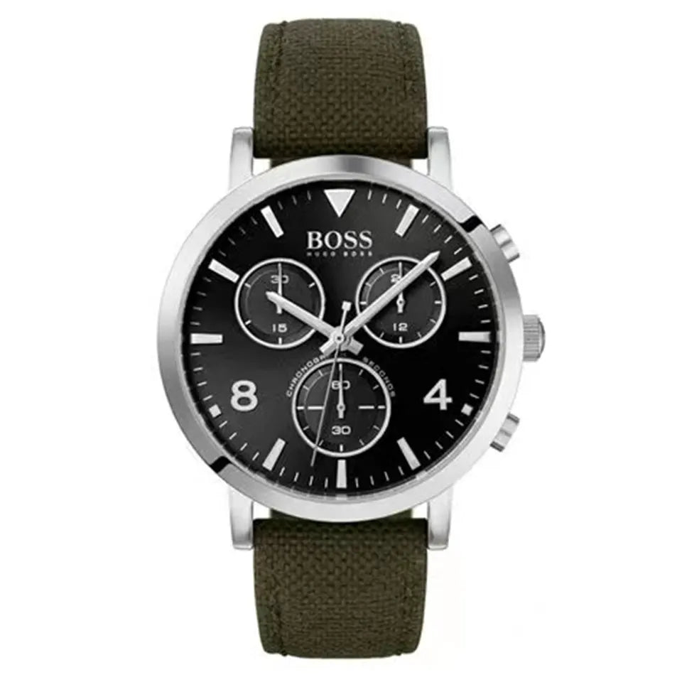 Hugo Boss Chronograph Olive Canvas