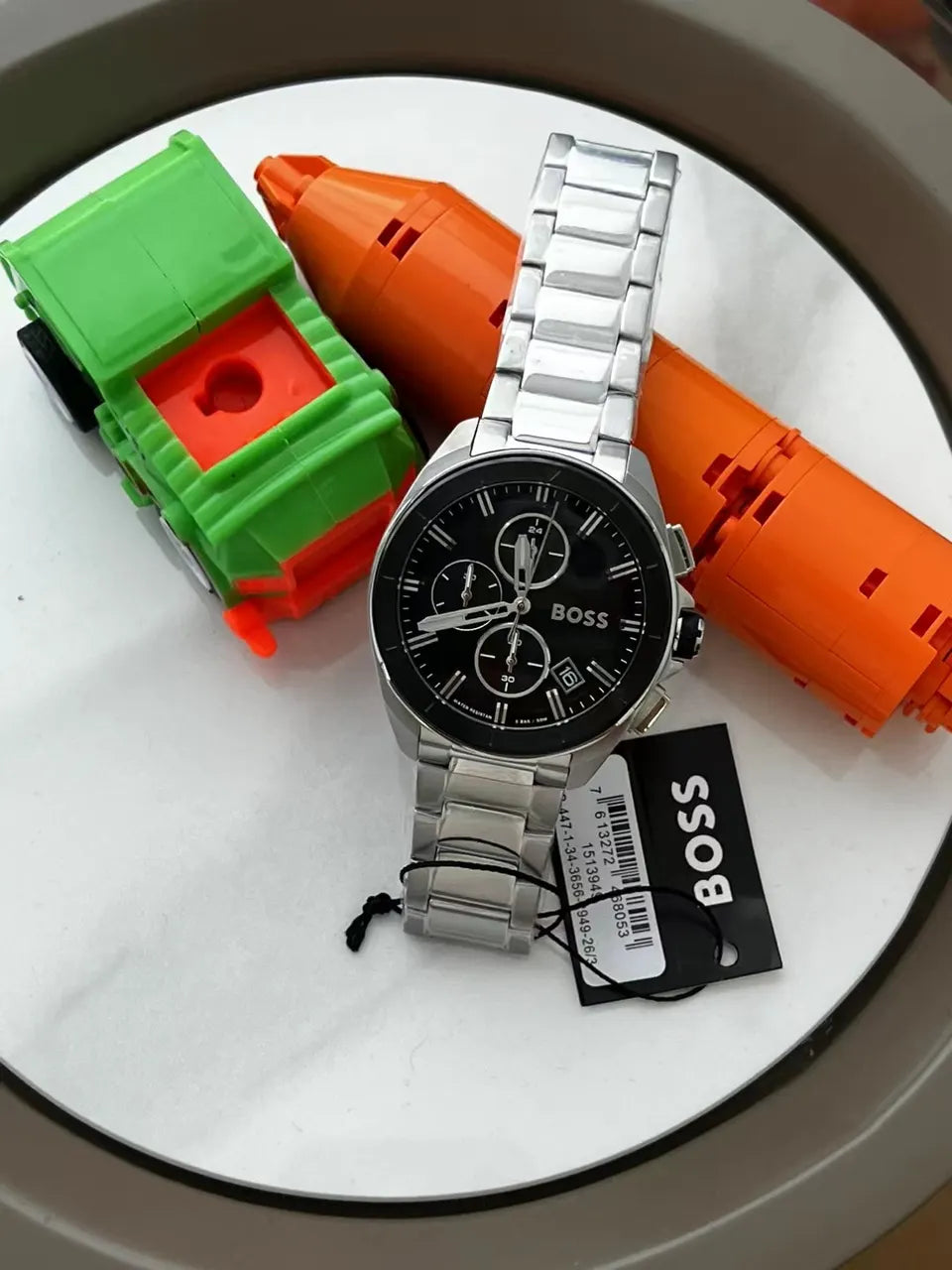 BOSS Chronograph Black Dial Stainless Steel - Hình 2