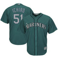 majestic Ichiro Mariners Teal Jersey