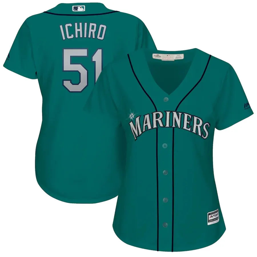 Ichiro Mariners Teal Jersey