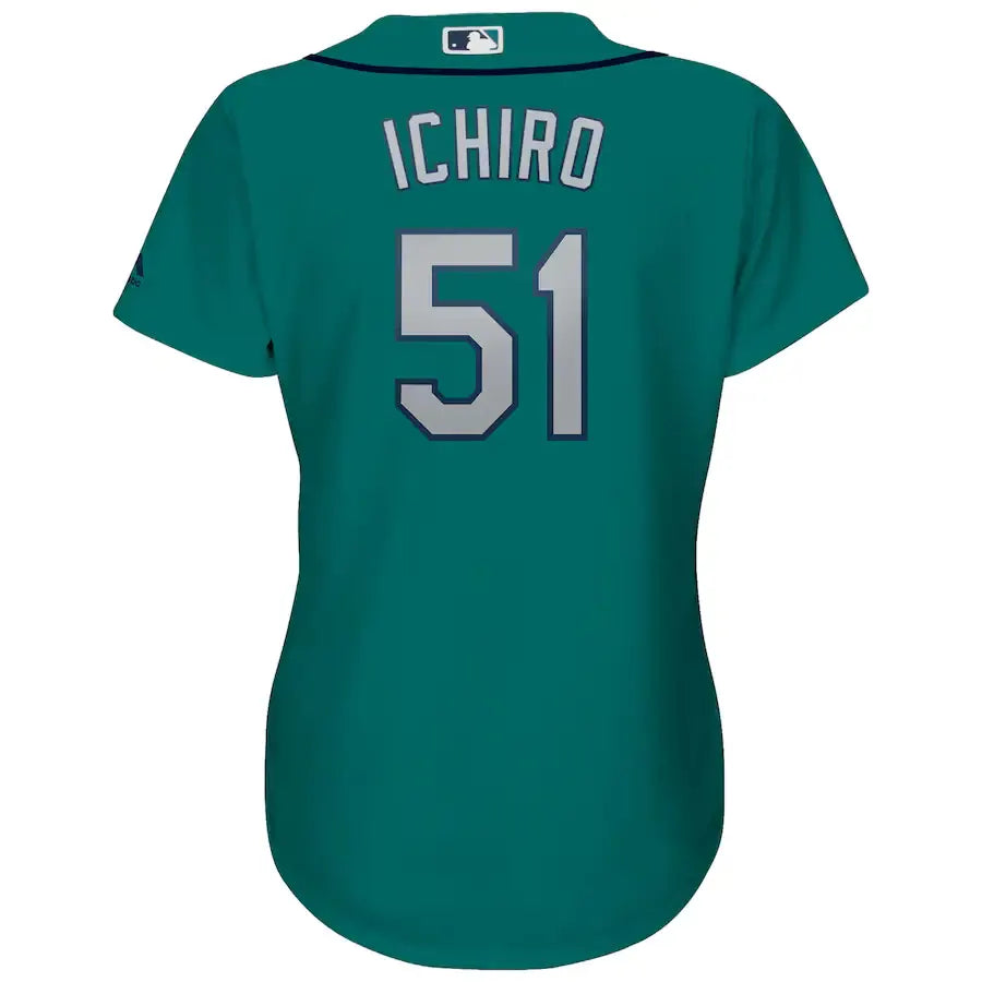 Ichiro Mariners Teal Jersey - Hình 3