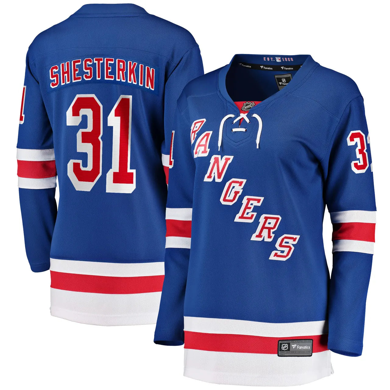 Rangers Shesterkin #31 Blue Jersey
