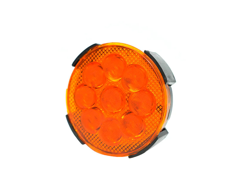 9 LED Round Reverse Lamp - Amber