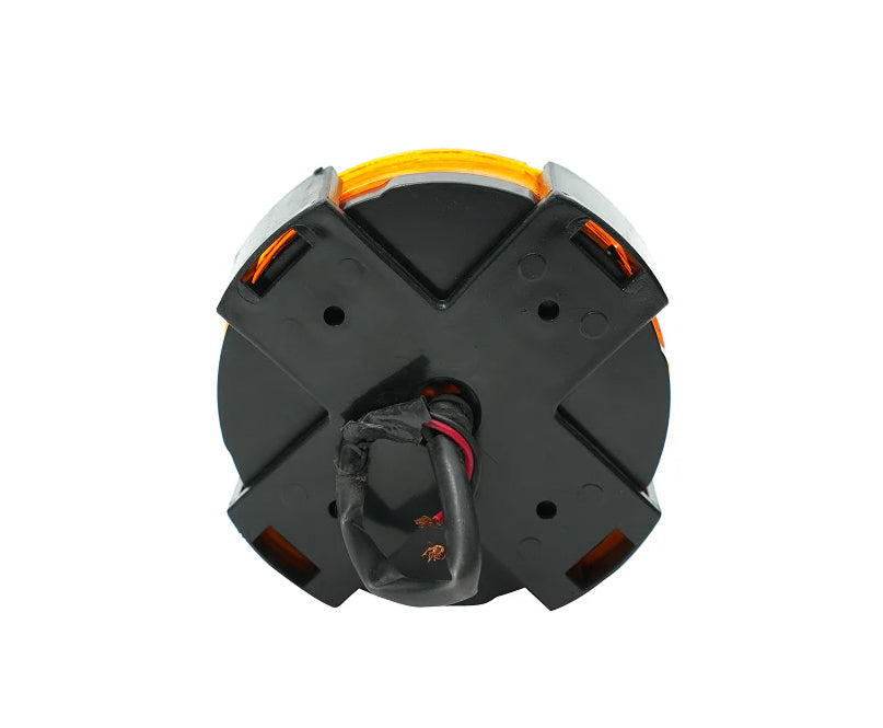 9 LED Round Reverse Lamp - Amber