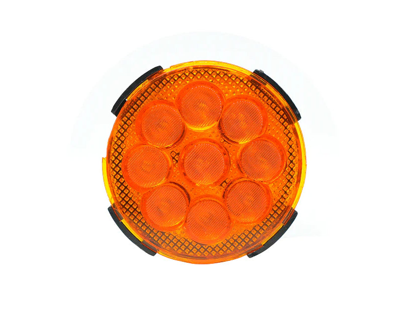 9 LED Round Reverse Lamp - Amber