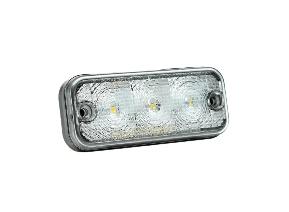 3 LED Front Height Marker Lamp - Clear