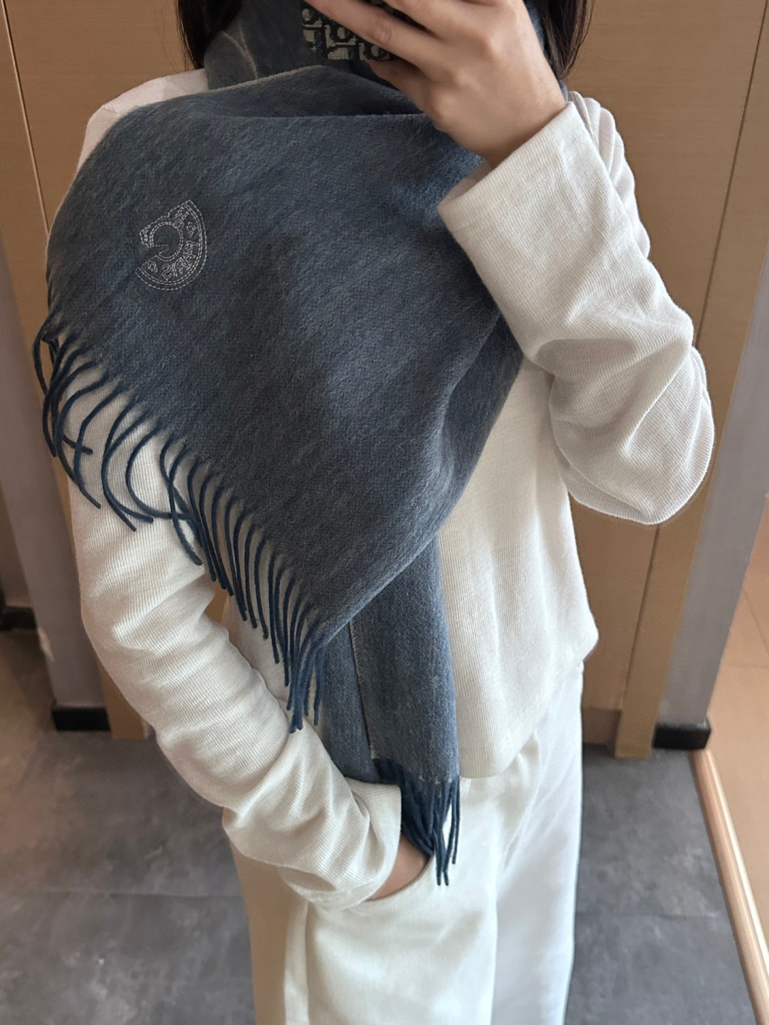 HERMES HERMES 25S SCARF 190 IN CASERE 854637