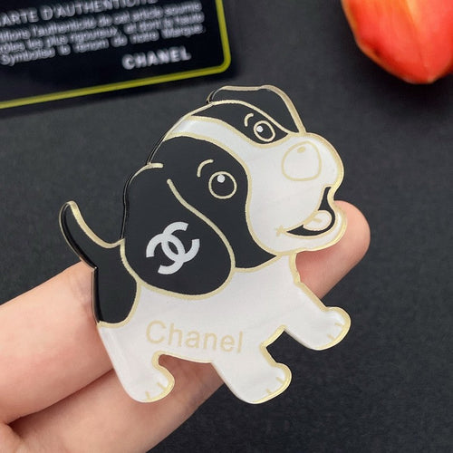 18K  Chanel Dog Brooch