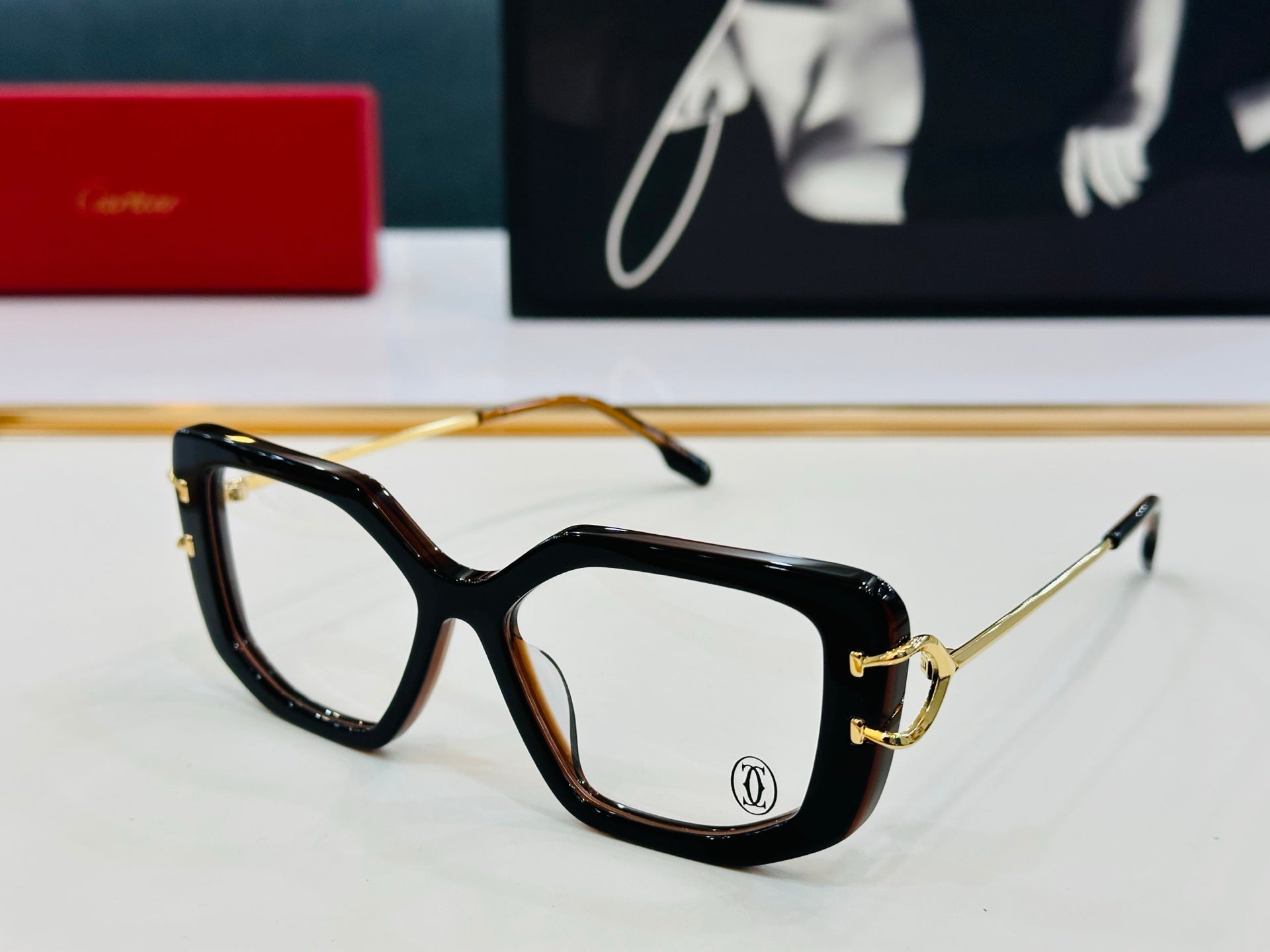 SQUARE FRAME SUNGLASSES CT0531S IN ACETATE AND METAL