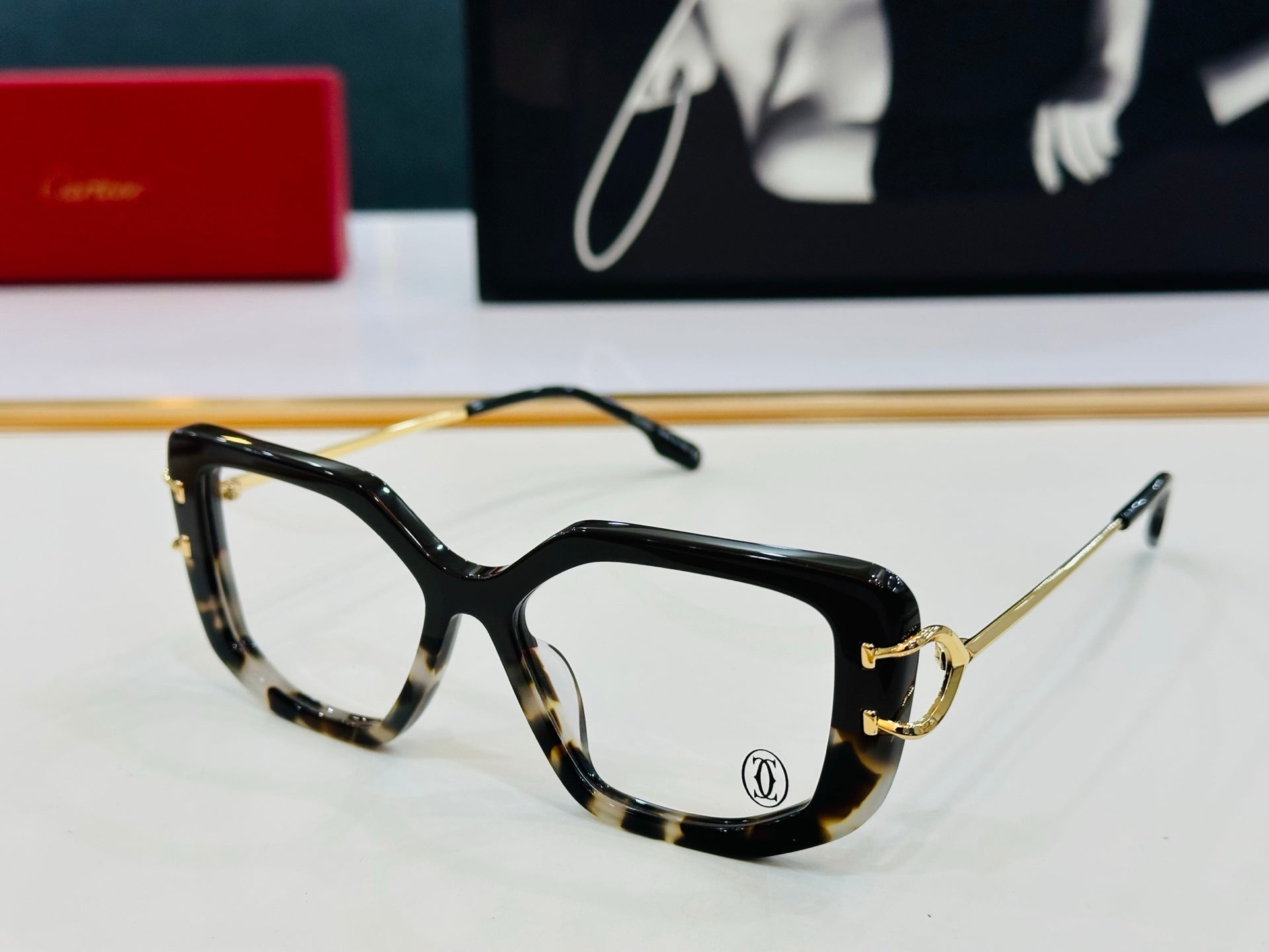 SQUARE FRAME SUNGLASSES CT0531S IN ACETATE AND METAL