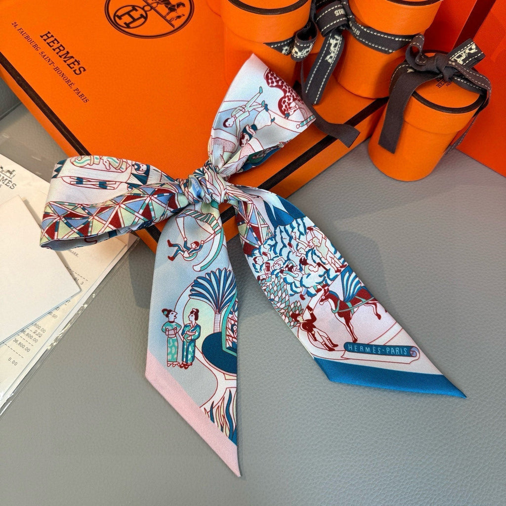 HERMES HERMES 25S SCARF 86 IN SILK 853141