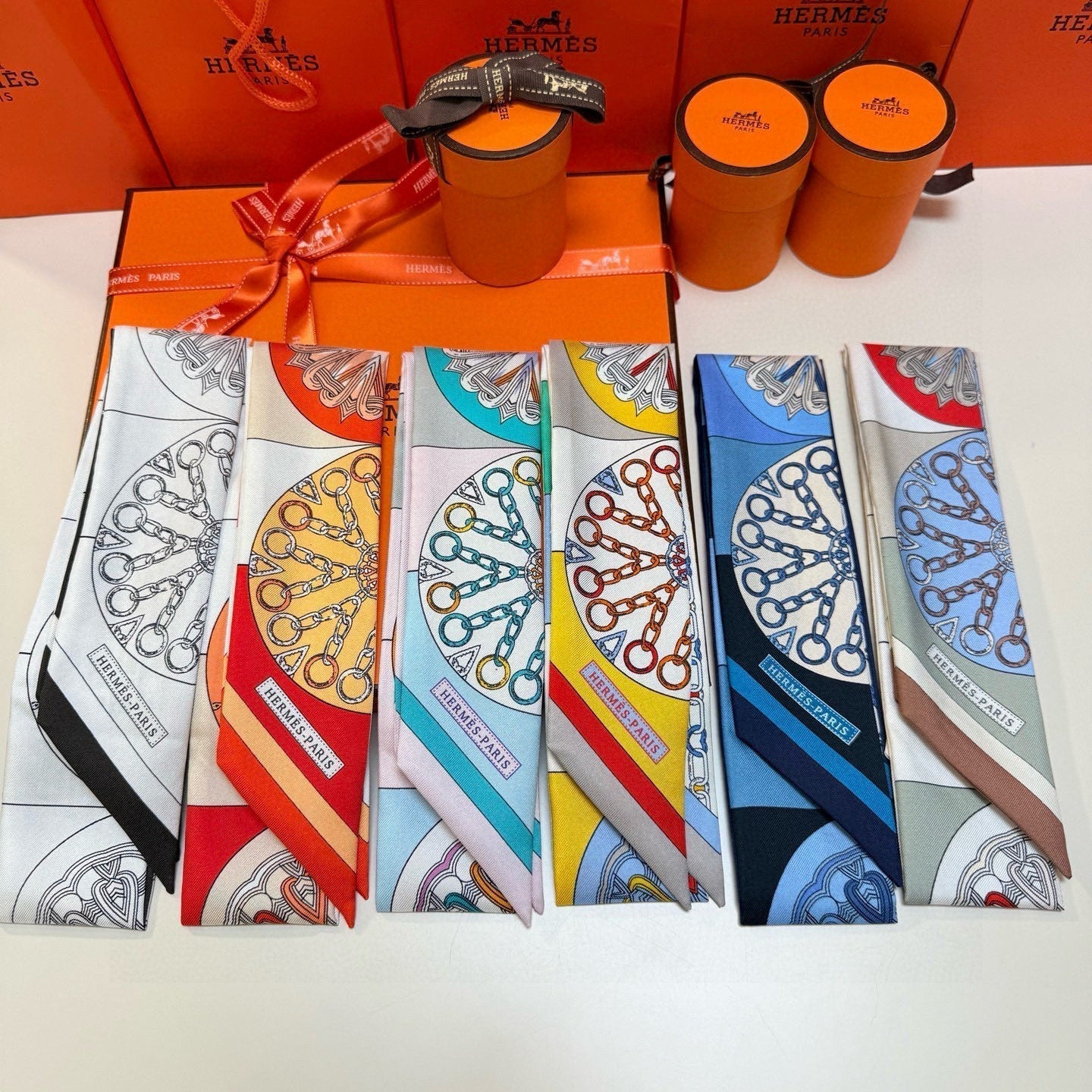 HERMES HERMES 25S SCARF 90 IN SILK 856724