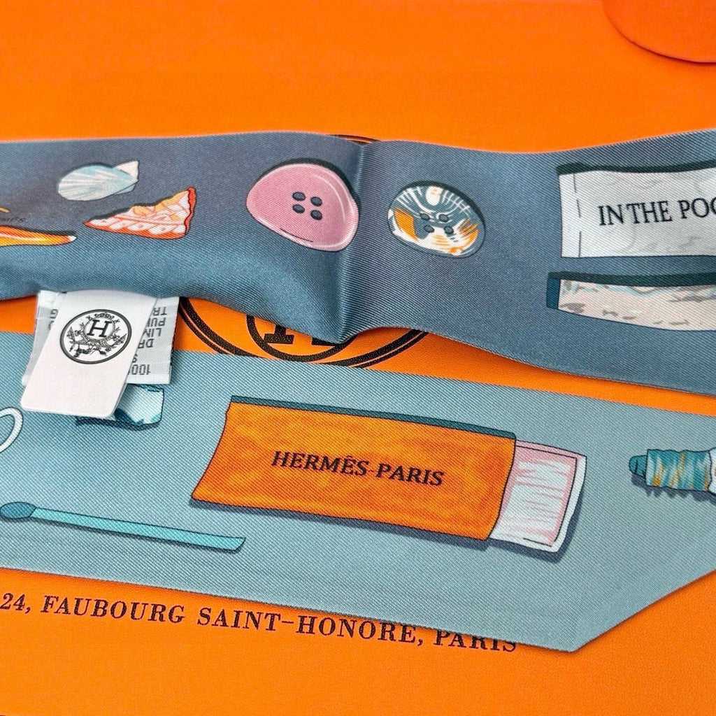 HERMES HERMES 25S SCARF TWILLY 86 IN SILK 987332