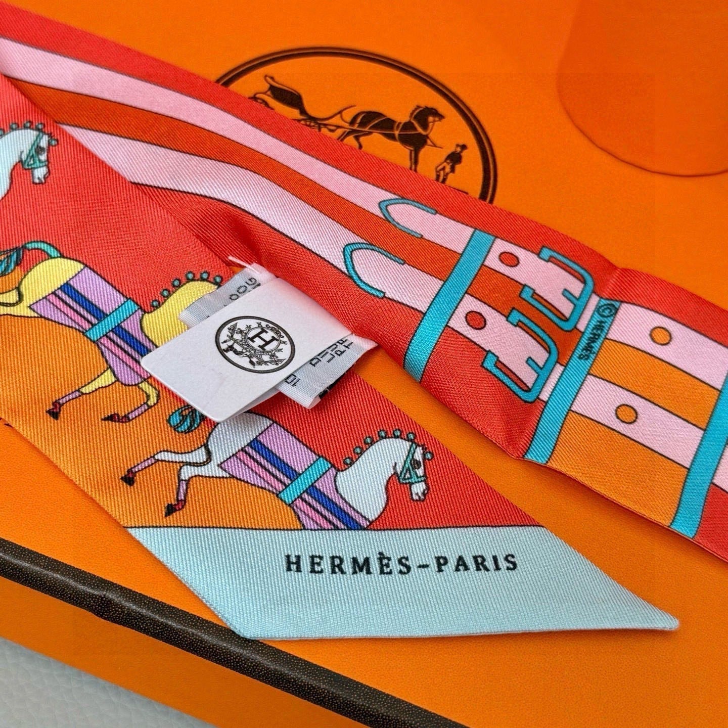 HERMES HERMES 25S TWILLY 86 IN SILK 989355