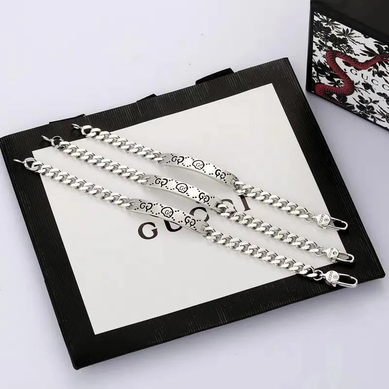 Gucci Ghost Sterling Silver Chain Bracelet - Hình 7