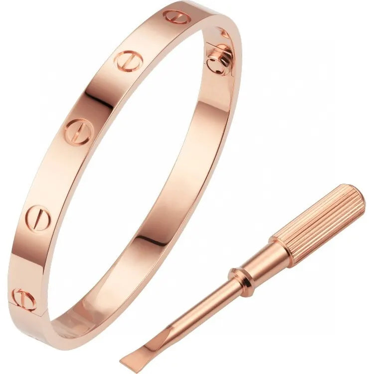 Cartier LOVE bracelet in rose gold - Hình 4