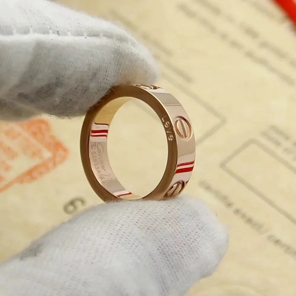 Cartier LOVE Ring Rose Gold - Hình 2