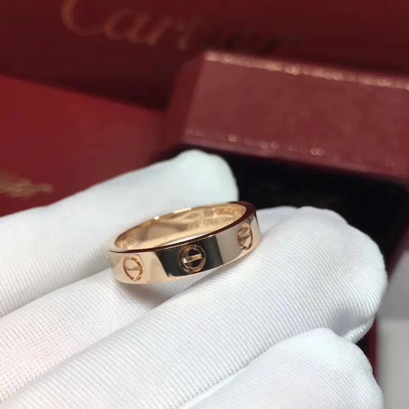 Cartier LOVE Ring Rose Gold - Hình 5