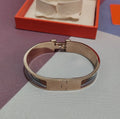 Hermes Style Premium Bracelet - Rose Gold with Multi-color Enamel