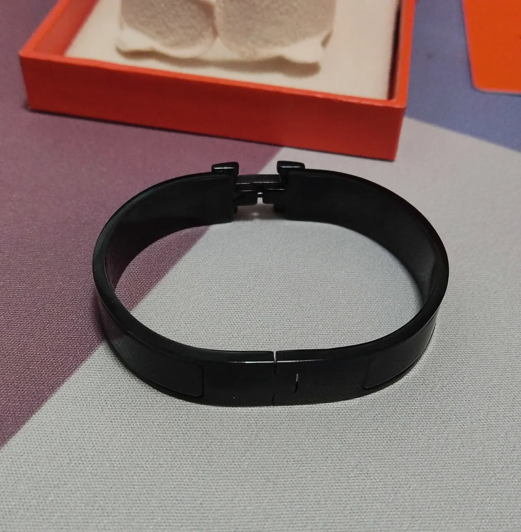 Black Hinge Bangle Premium Quality - Hình 4