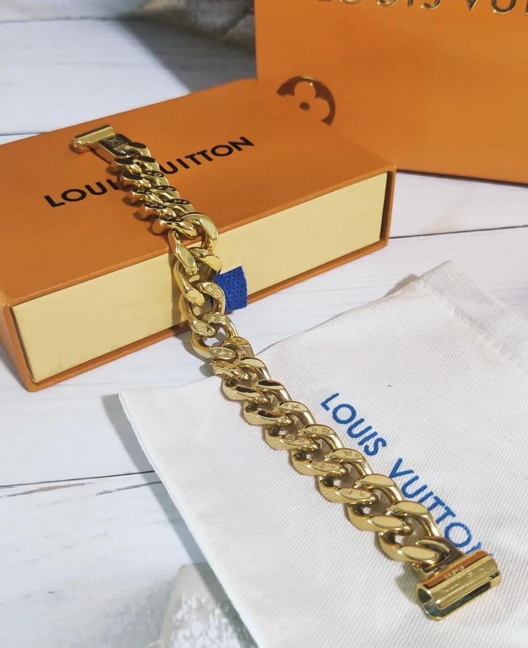 Premium Chain Link Bracelet in Gold and Silver - Hình 5