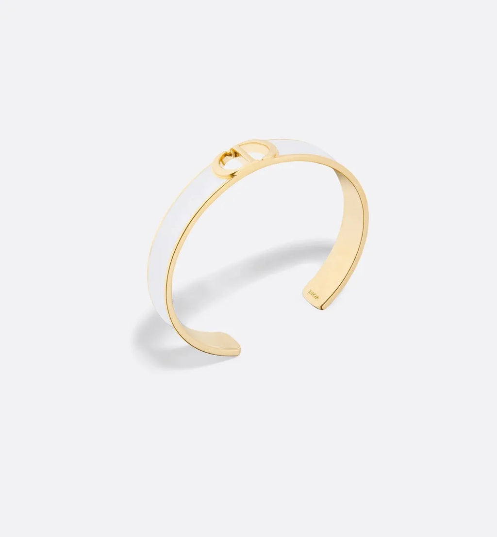 Dior White Lacquer Bangle