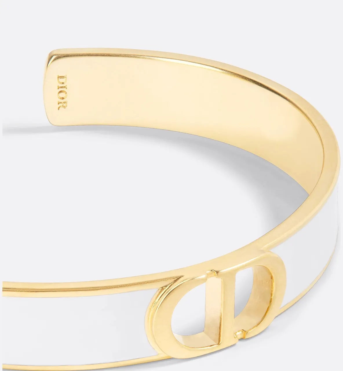 Dior White Lacquer Bangle - Hình 2