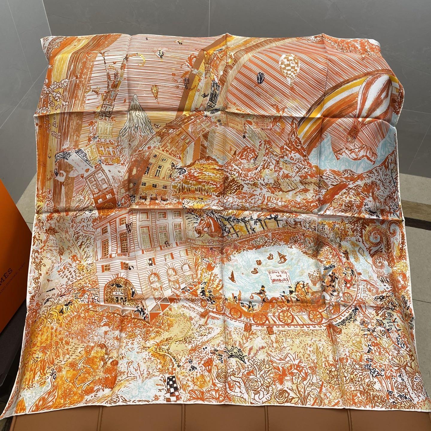 HERMES HERMES 25S SCARF 90 IN SILK 703689