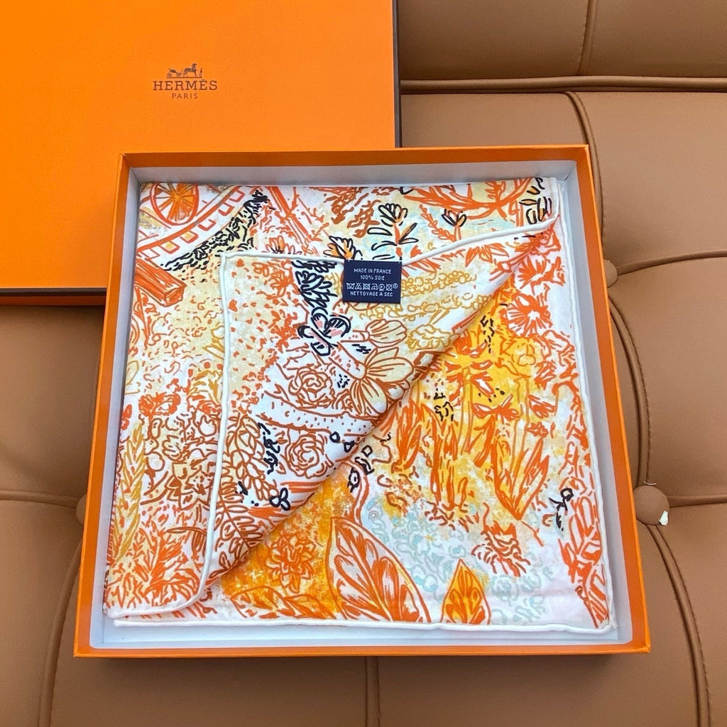 HERMES HERMES 25S SCARF 90 IN SILK 703689