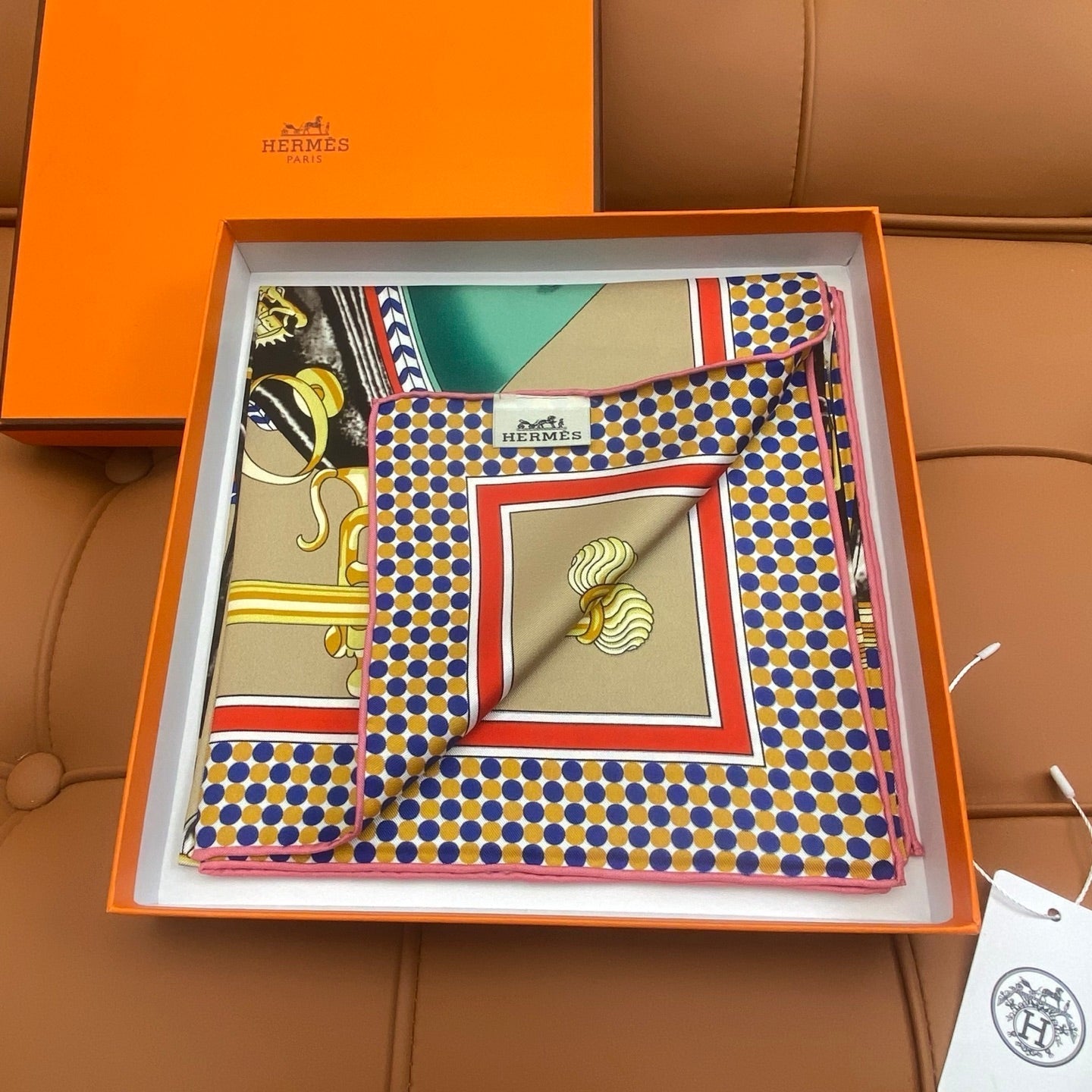 HERMES HERMES 25S SCARF 90 IN SILK 709678