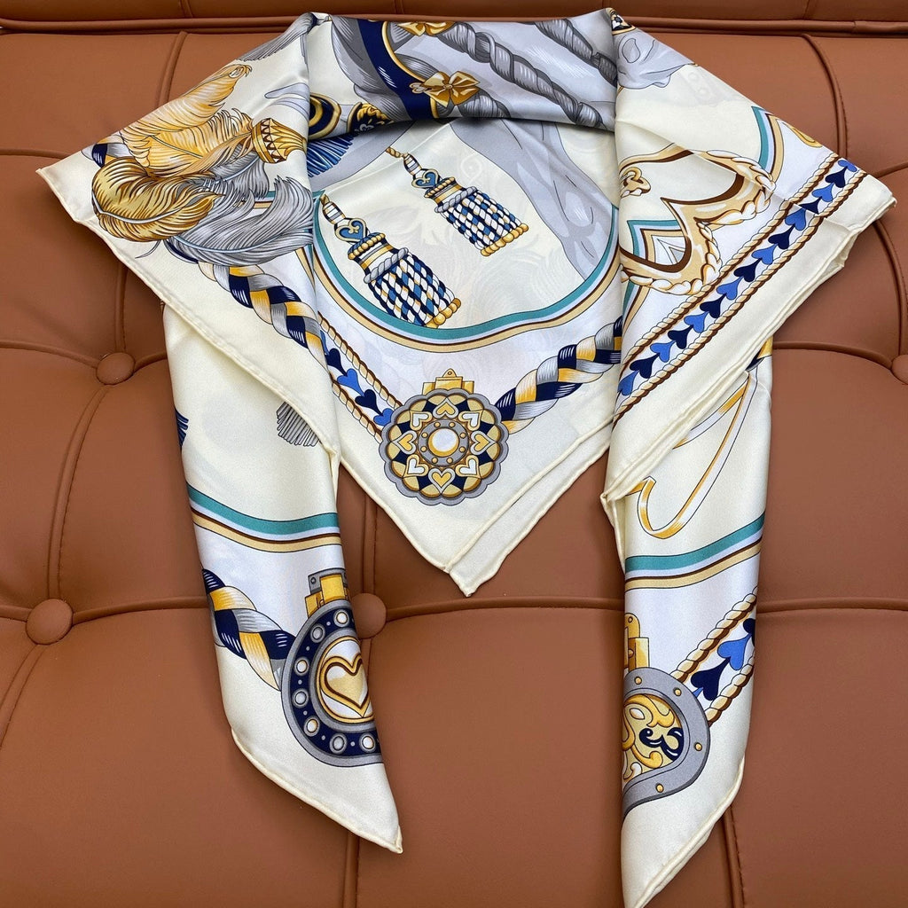 HERMES HERMES 25S SCARF 90 IN SILK 709686