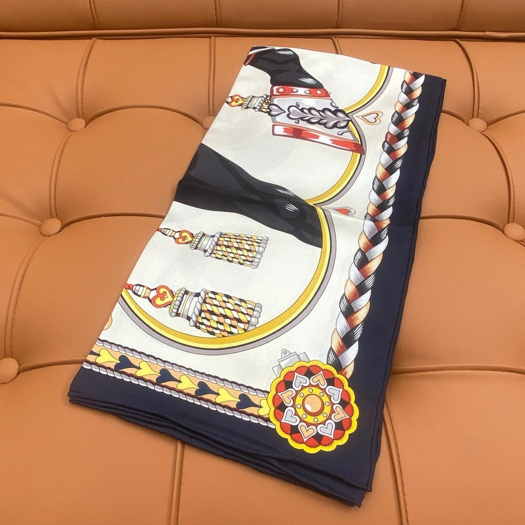 HERMES HERMES 25S SCARF 90 IN SILK 709687