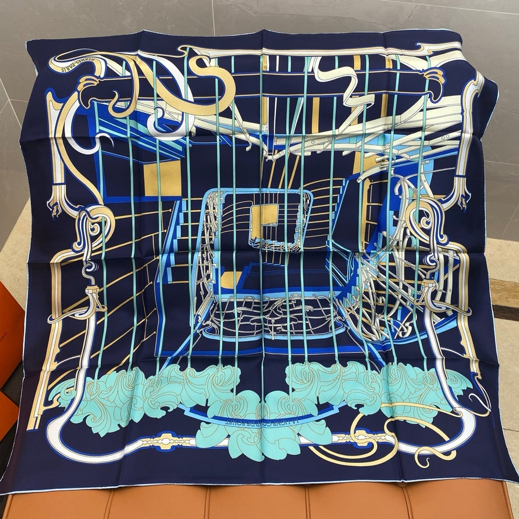 HERMES HERMES 25S SCARF 90 IN SILK 718489