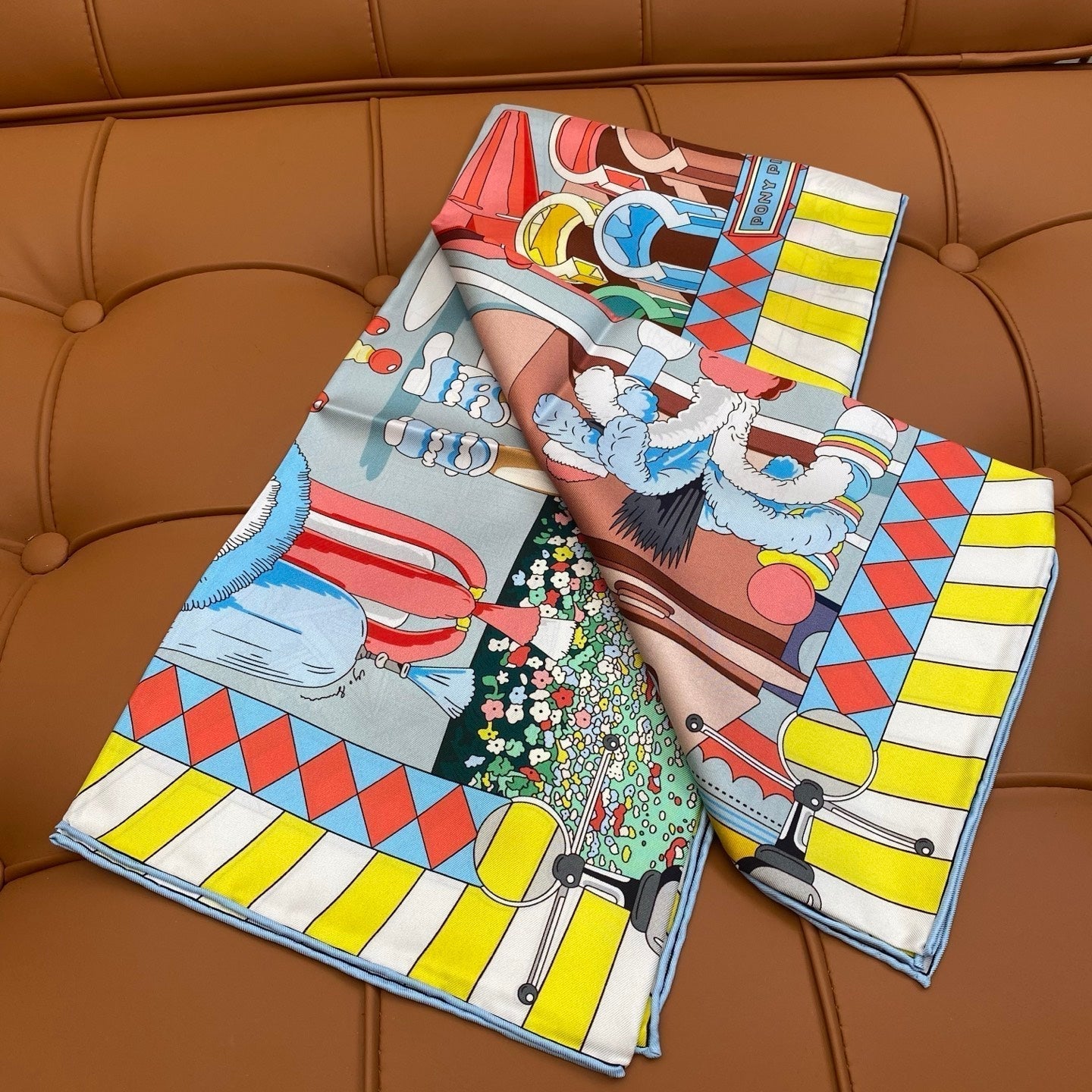HERMES HERMES 25S SCARF 90 IN SILK 718487