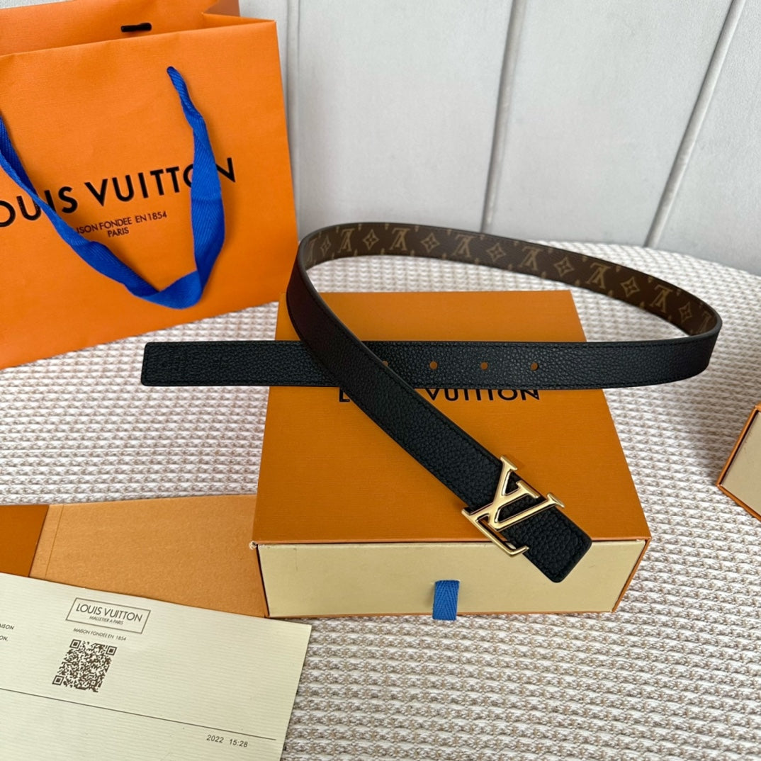 LOUIS VUITTON LV ICONIC 25 MM IN BROWN DAMIER CALFSKIN SILVER HARDWARE