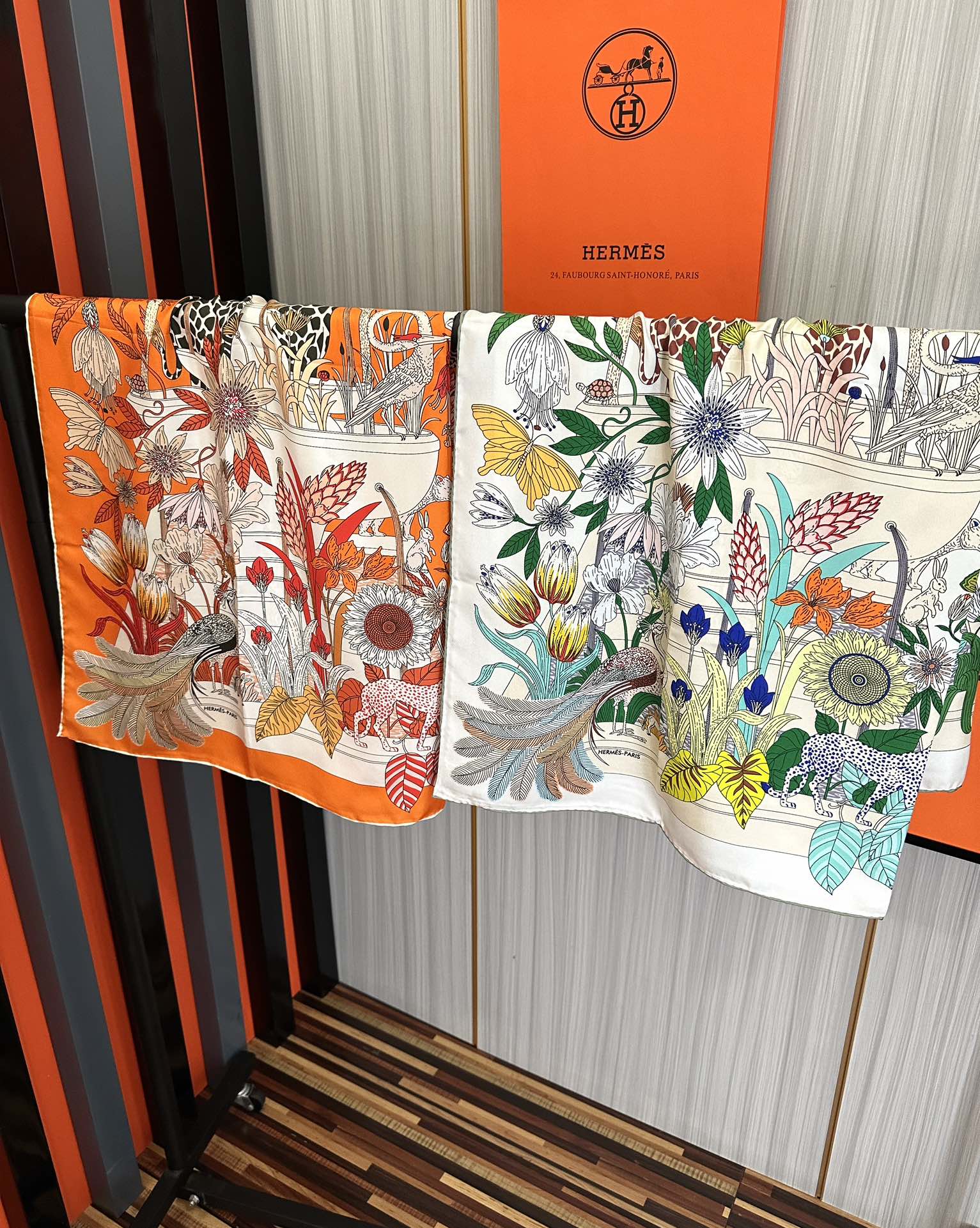 HERMES HERMES 25S SCARF 90 IN SILK 735741