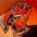 HERMES HERMES 25S SCARF 140 IN SILK AND CASERE 735809