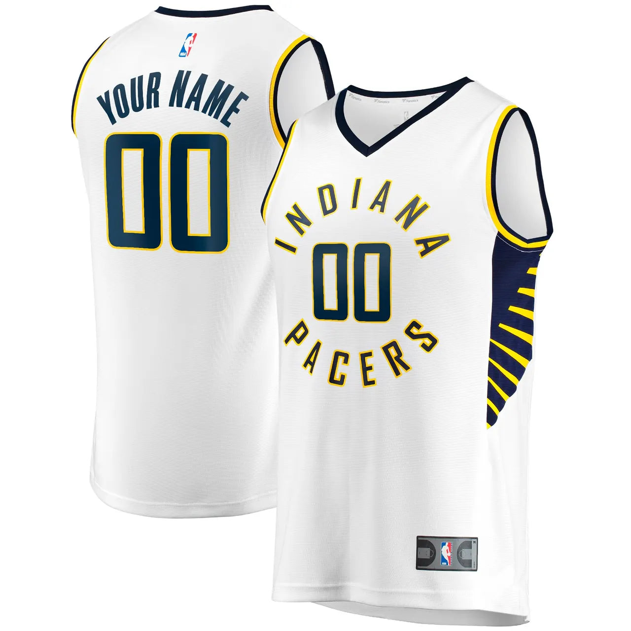 fanatics personalize Pacers White Custom Jersey - Hình 2