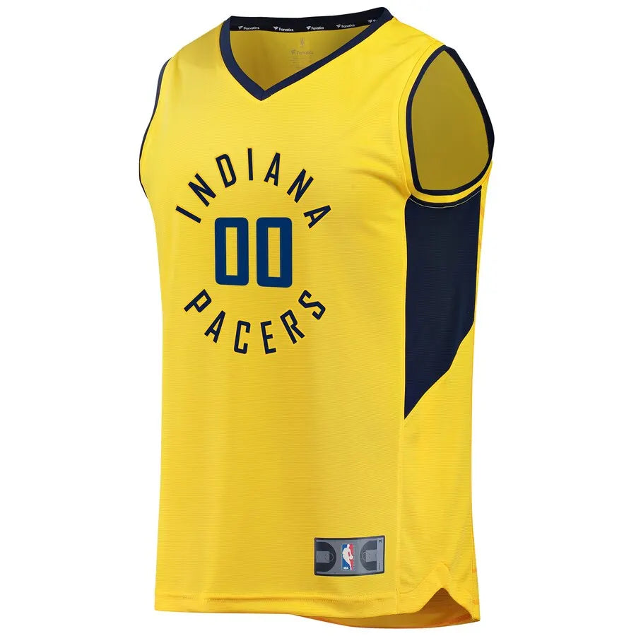 fanatics Pacers Gold Personalized Jersey - Hình 2
