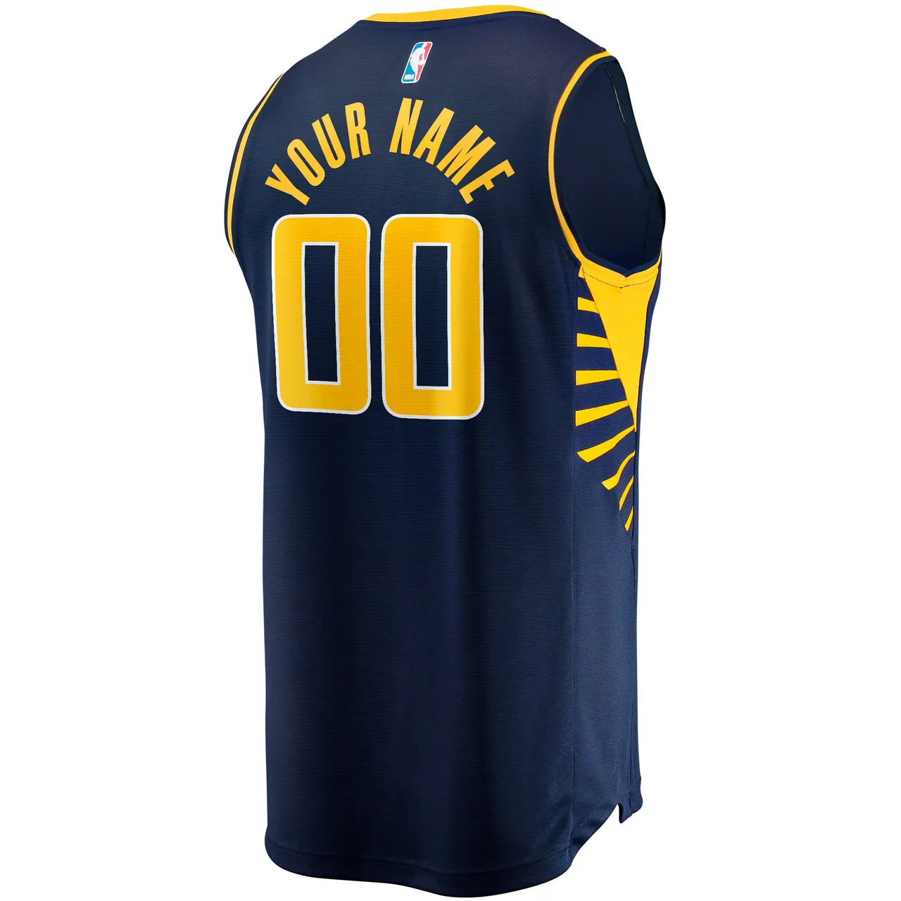 Pacers Navy Custom Jersey fanatics - Hình 4