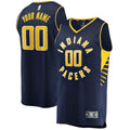 Pacers Navy Custom Jersey fanatics