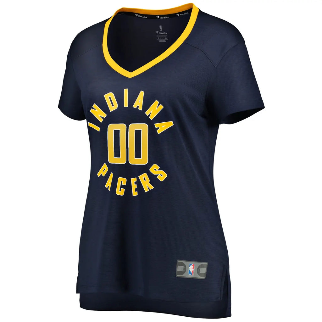 Pacers Navy Custom Women's Jersey - Hình 3