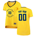fanatics Pacers Gold Custom Jersey