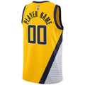 nike statement Pacers Gold Custom Jersey
