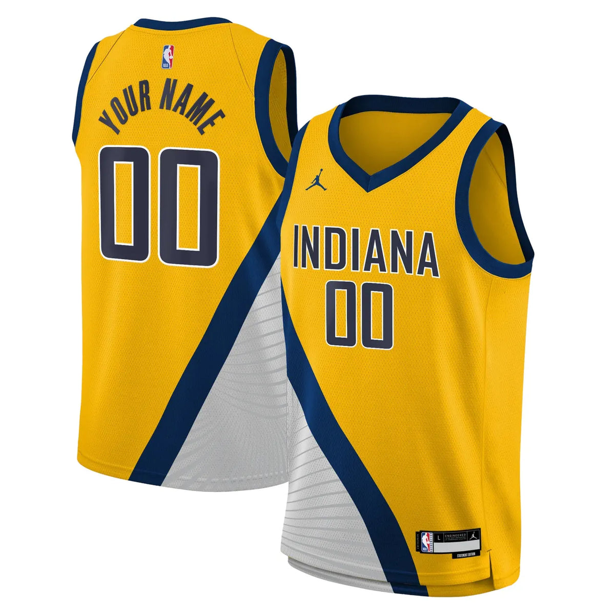 indiana Jordan Pacers Gold Jersey