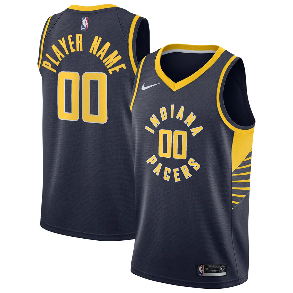 nike Pacers Navy Alternate Jersey - Hình 2