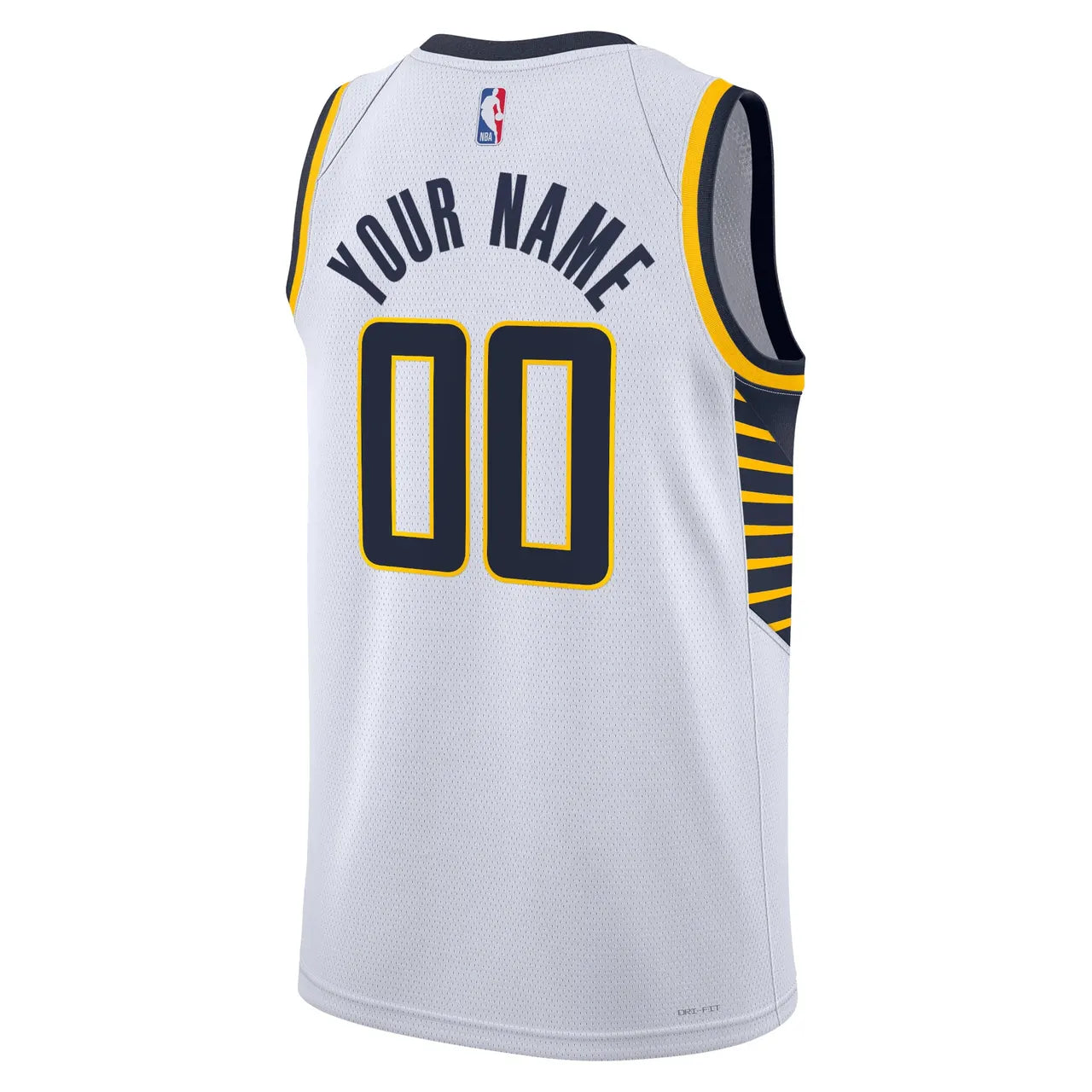 association Pacers White Custom Jersey - Hình 3