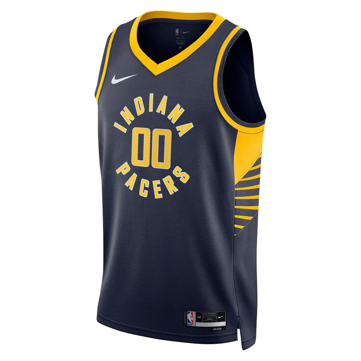 Pacers Navy Custom Jersey nike icon - Hình 2