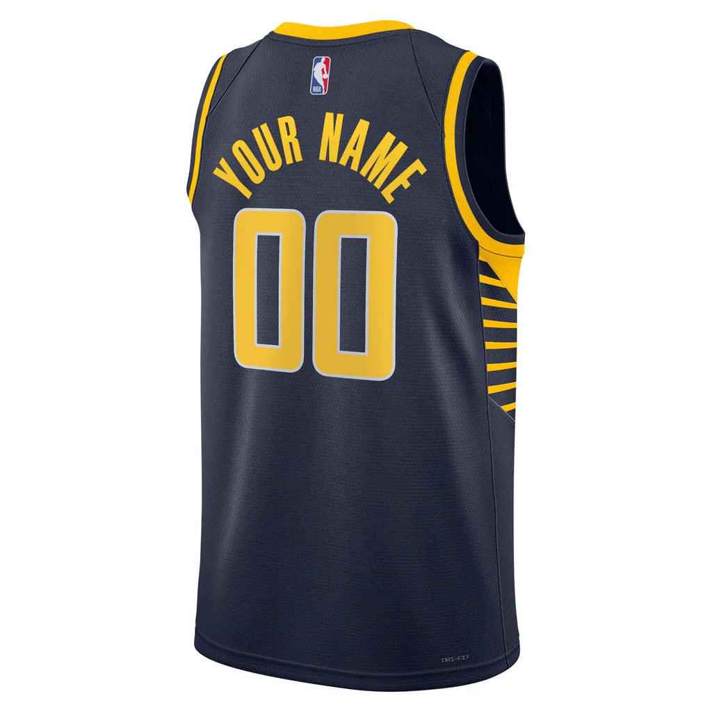 Pacers Navy Custom Jersey nike icon - Hình 3